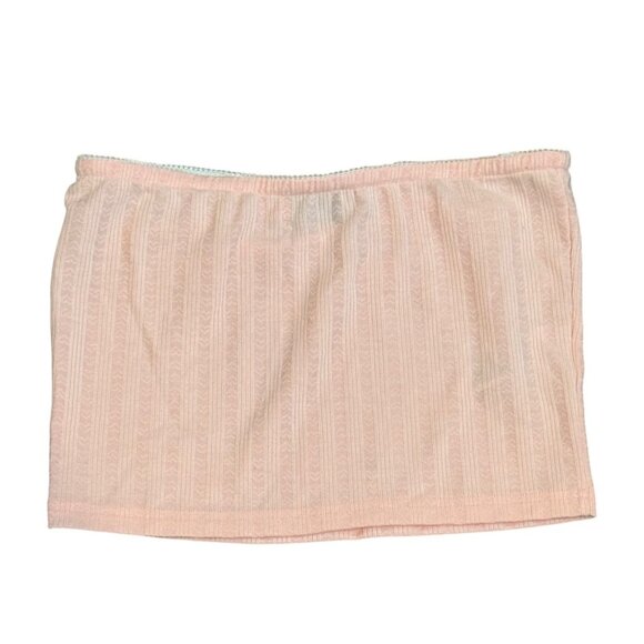 Edikted Pink Strapless Tube Top S Floral Detail - Picture 4 of 5